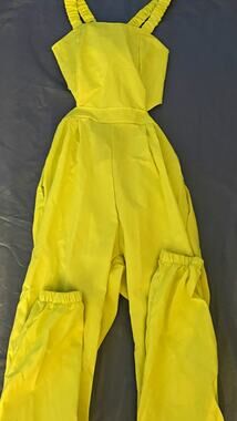 Women's Halter Bow Backless Jumpsuit
